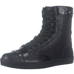 Pastry Military Glitz Adult Dance Sneaker, Black/Black, Size 8